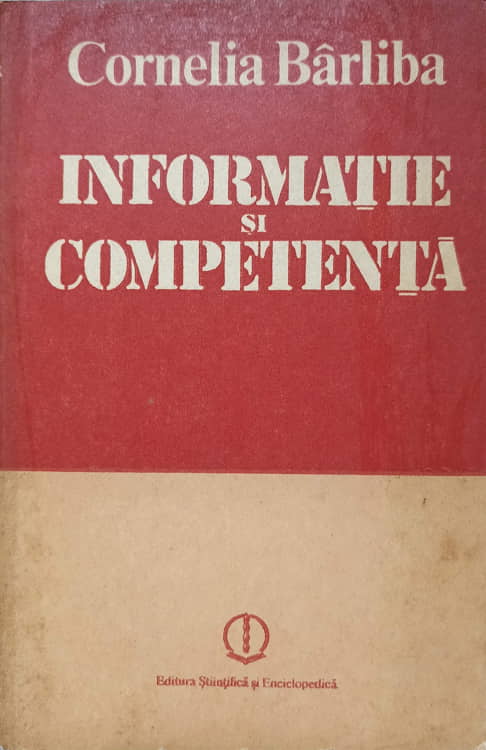 Vezi detalii pentru Informatie Si Competenta