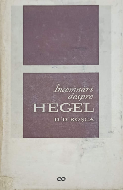 Vezi detalii pentru Insemnari Despre Hegel