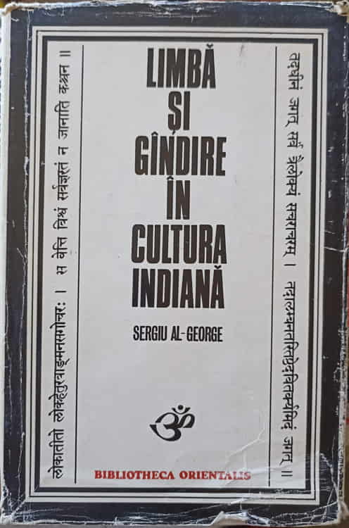 Limba Si Gandire In Cultura Indiana