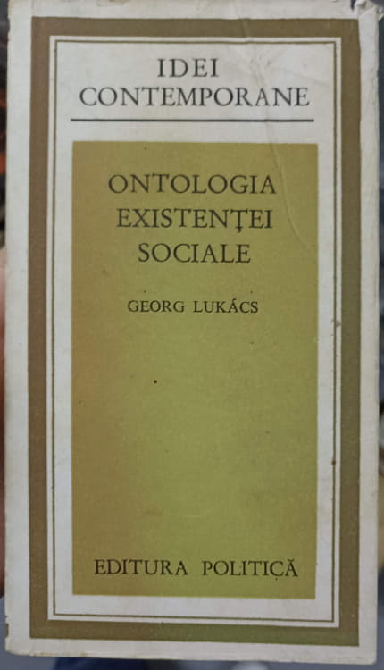 Ontologia Existentei Sociale