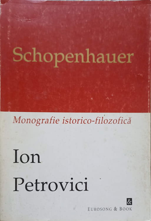 Schopenhauer, Monografie Istorico-filozofica