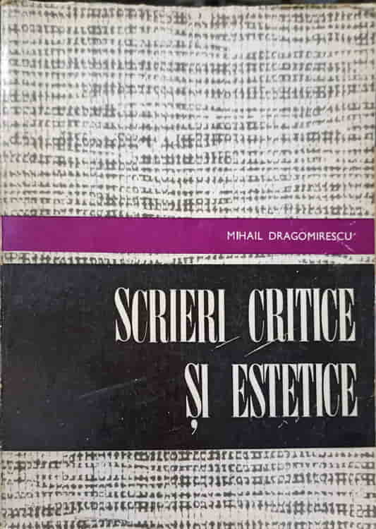 Scrieri Critice Si Estetice