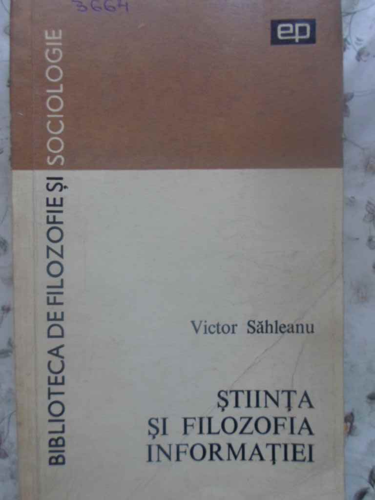 Stiinta Si Filozofia Informatiei