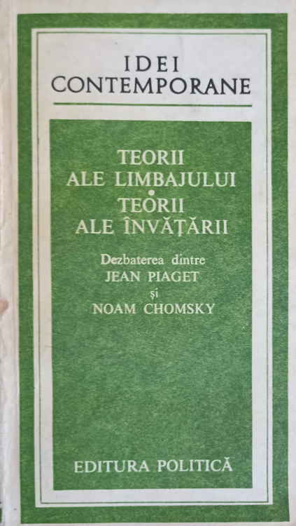 Vezi detalii pentru Teorii Ale Limbajului. Teorii Ale Invatarii