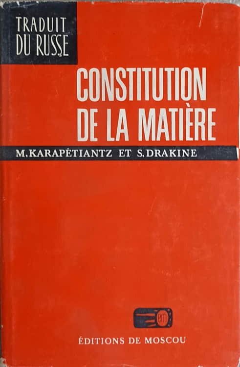 Vezi detalii pentru Constitution De La Matiere