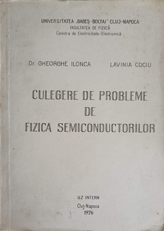 Culegere De Probleme De Fizica Semiconductoarelor