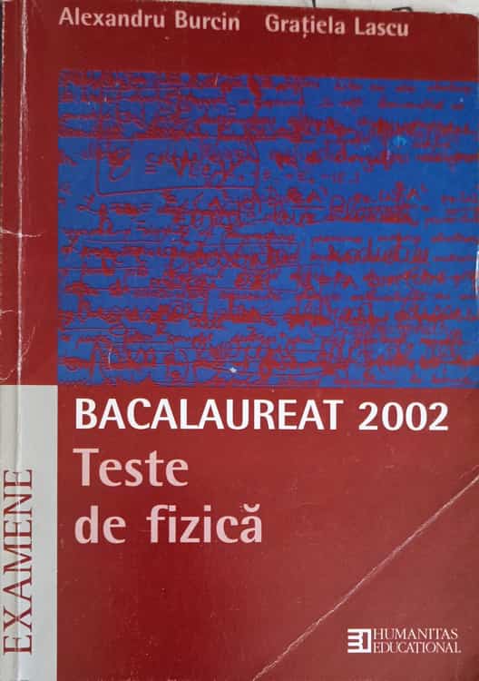 Teste De Fizica, Bacalaureat 2002