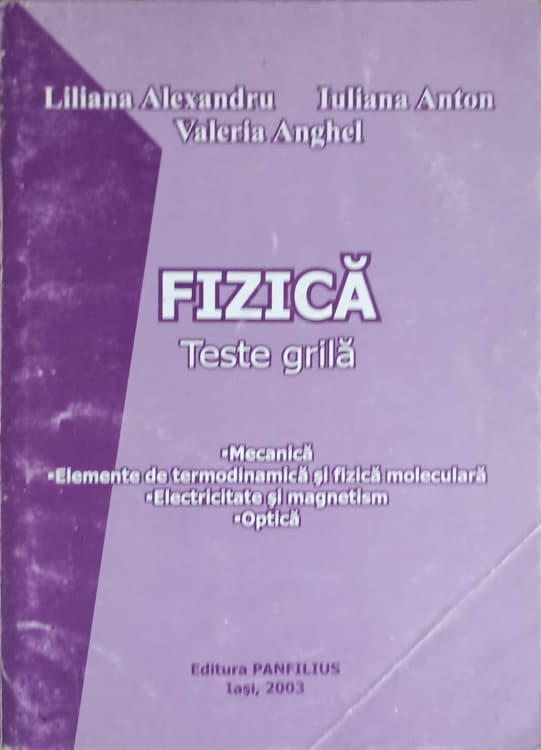 Fizica, Teste Grila