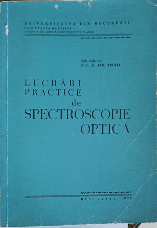 Lucrari Practice De Spectroscopie Optica