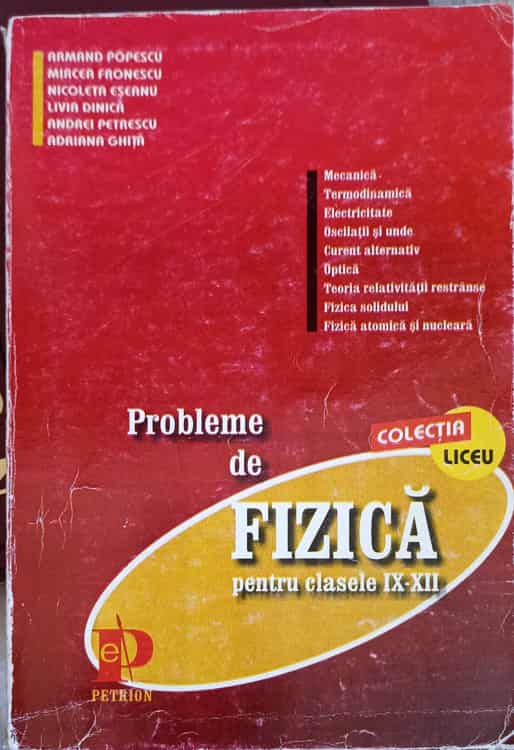 Probleme De Fizica Pentru Clasele Ix-xii