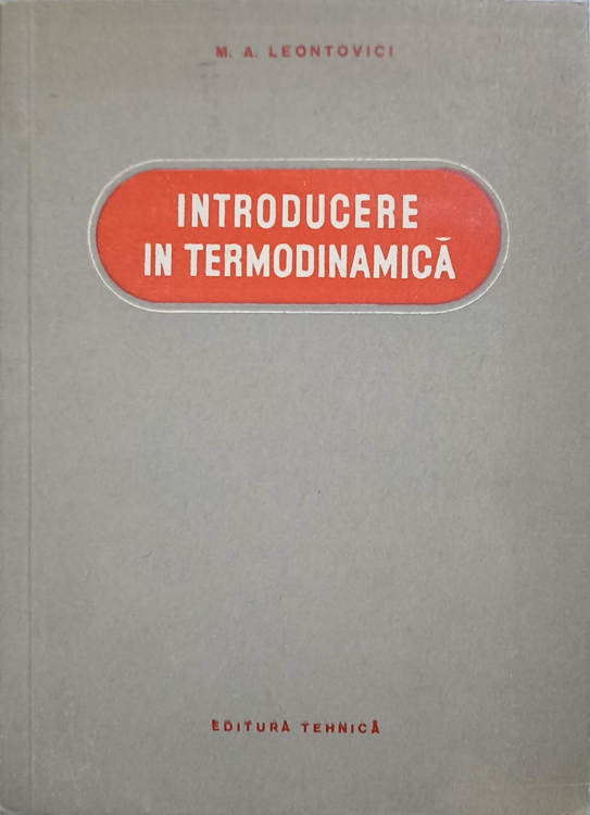 Introducere In Termodinamica