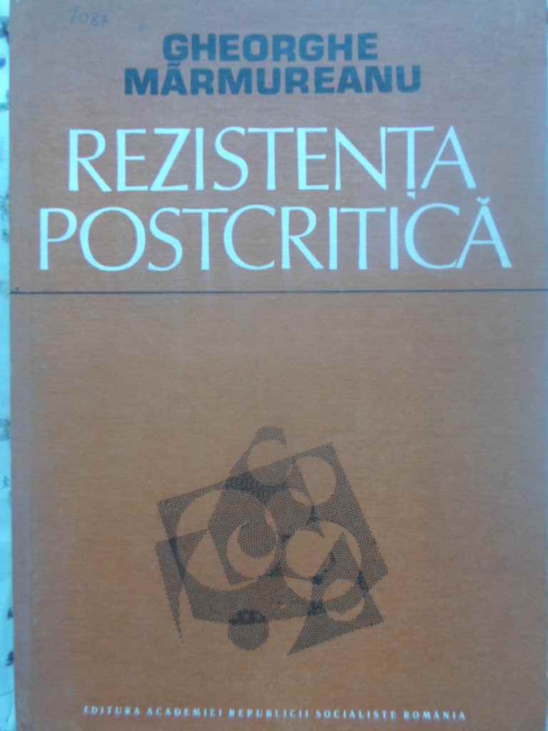 Rezistenta Postcritica