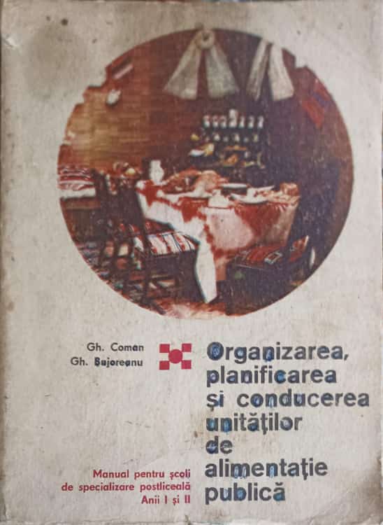 Organizarea, Planificarea Si Conducerea Unitatilor De Alimentatie Publica