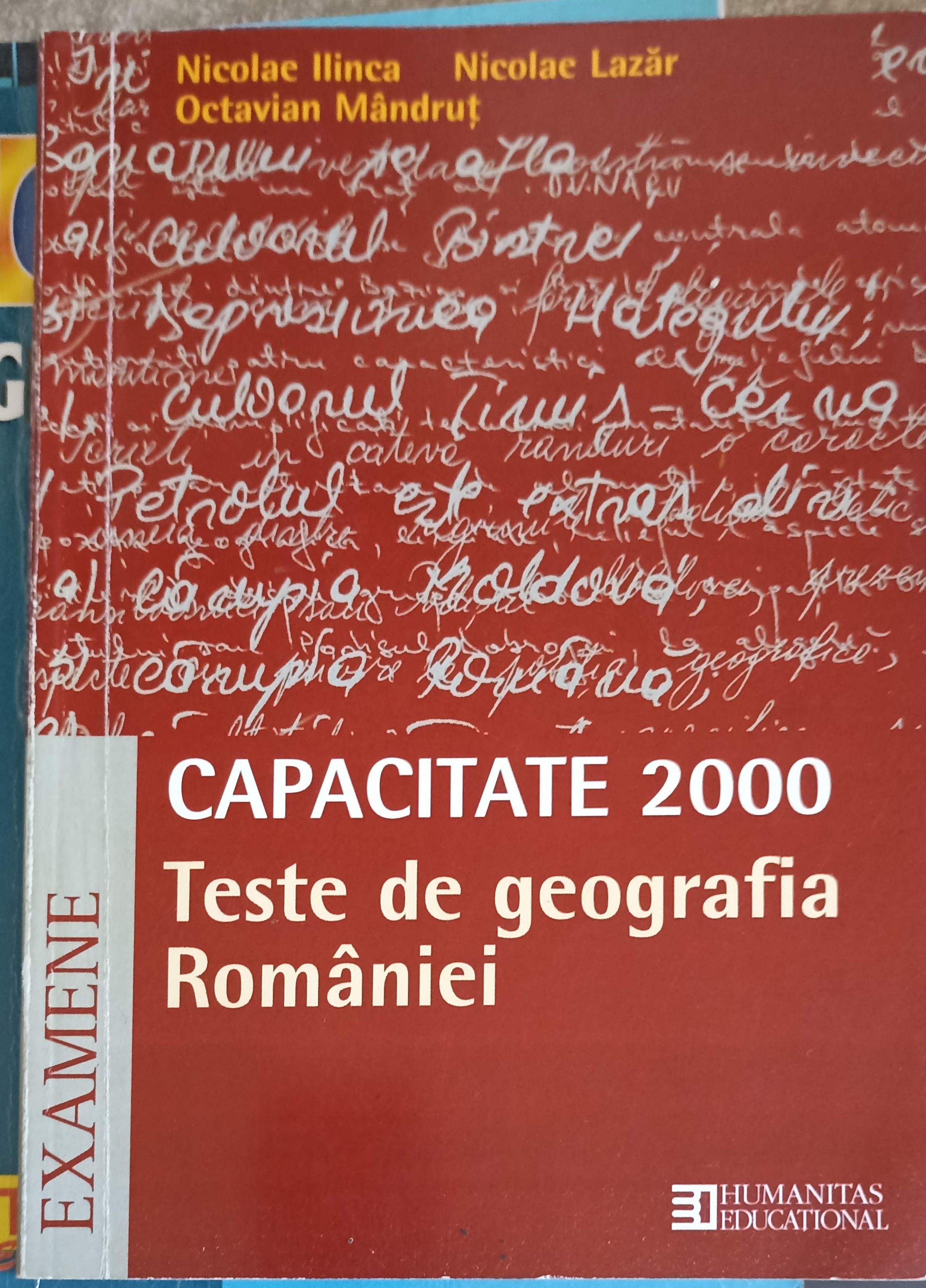 Vezi detalii pentru Capacitate 2000. Teste De Geografia Romaniei