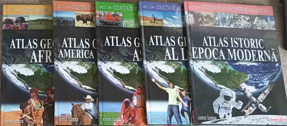 Colectia De Atlase Pentru Scoala Si Acasa Vol.2-5, 7: Africa, America Si Australia, Asia, Al Lumii, Epoca Moderna