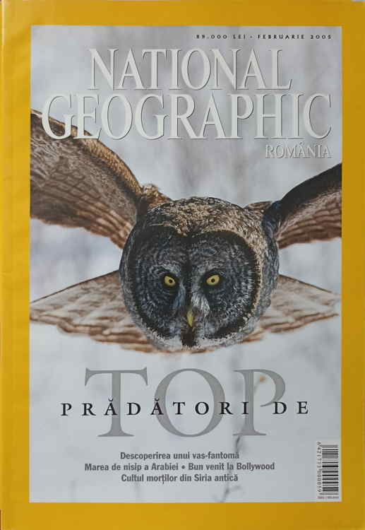 Vezi detalii pentru National Geographic Romania, Februarie 2005. Top Pradatori