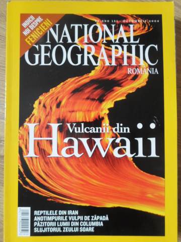 National Geographic Romania, Octombrie 2004. Vulcanii Din Hawaii