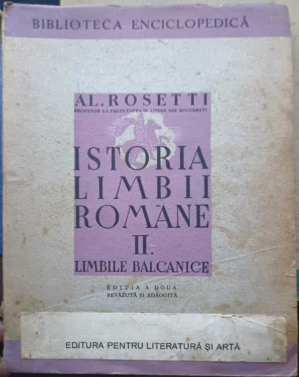 Istoria Limbii Romane Vol.2 Limbile Balcanice