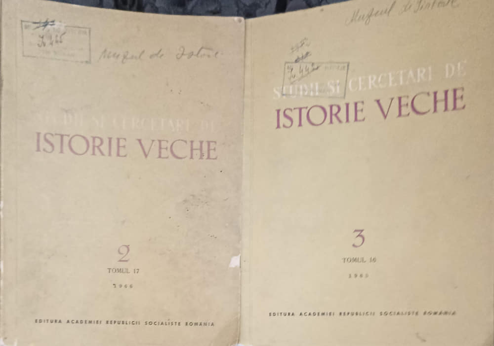 Vezi detalii pentru Studii Si Cercetari De Istorie Veche Vol.2-3, Tomul 16, 17