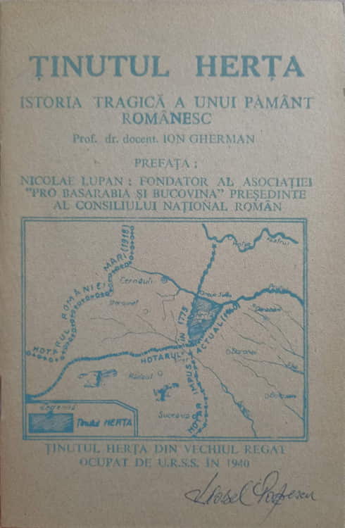 Tinutul Herta. Istoria Tragica A Unui Pamant Romanesc