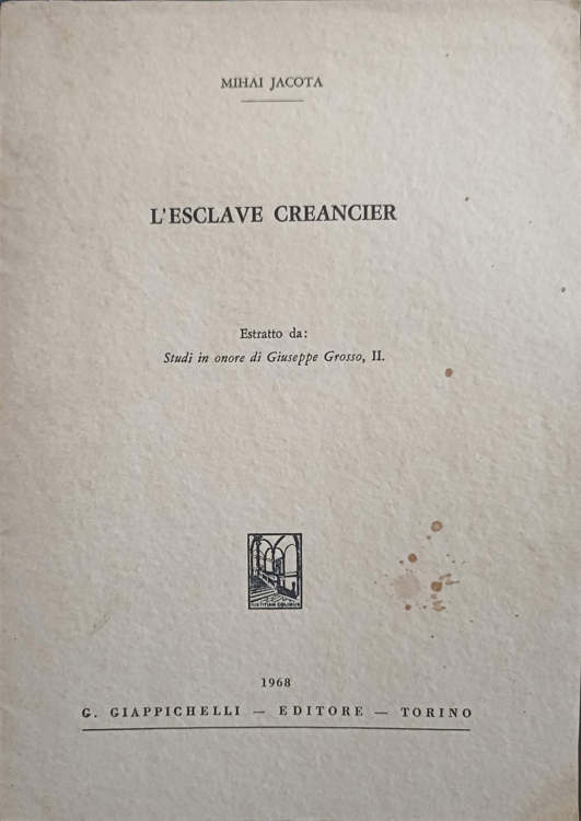 L'esclave creancier