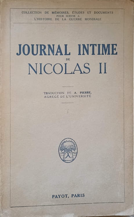 Vezi detalii pentru Journal Intime 