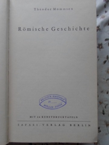 Vezi detalii pentru Romische Geschichte / Istoria Romana