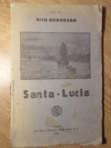 Santa-lucia. Din Viata Pescarilor Neapolitani