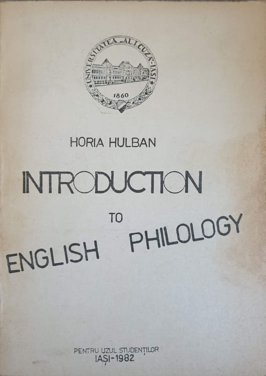 Introduction To English Philology