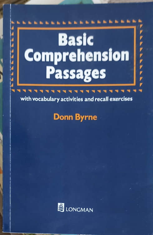 Basic Comprehension Passages With Vocabulary Activities And Recall Exercises