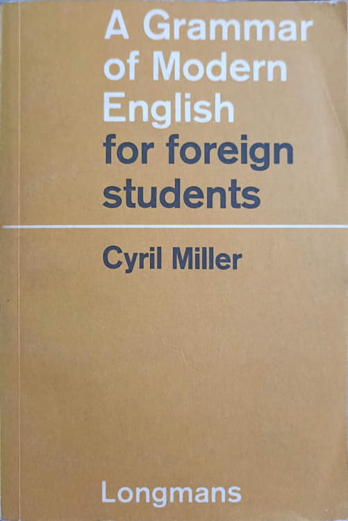 A Grammar Of Modern English For Foreign Students