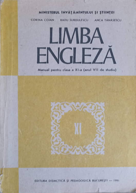 Limba Engleza, Manual Pentru Clasa A Xi-a (anul Vii De Studiu)