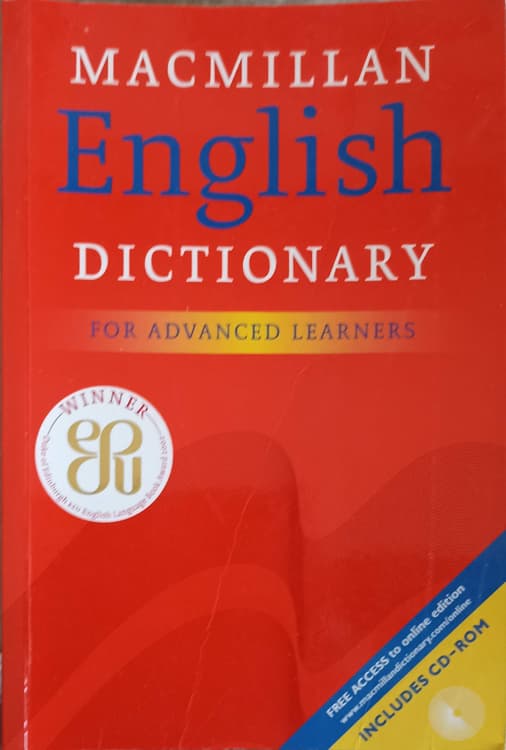 English Dictionary For Advanced Learners, Macmillian