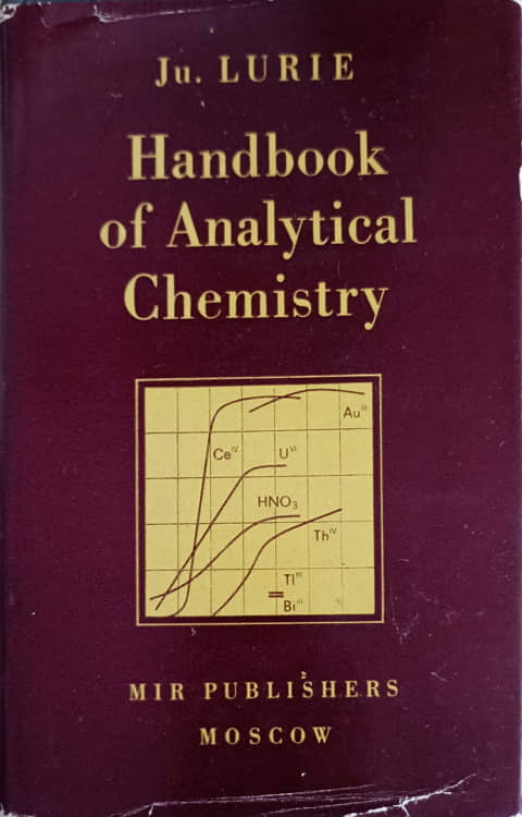 Handbook Of Analytical Chemistry