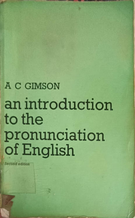 Vezi detalii pentru An Introduction To The Pronunciation Of English