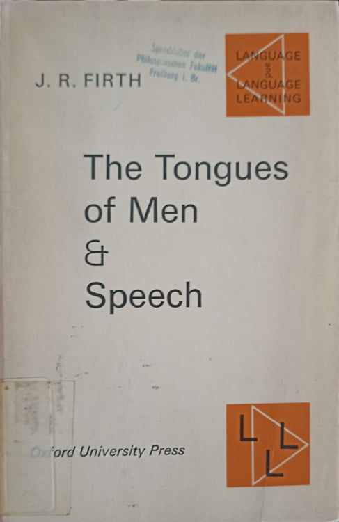 The Tongues Of Men And Speech