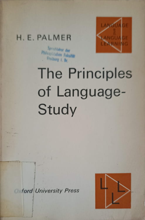 The Principles Of Language. Study