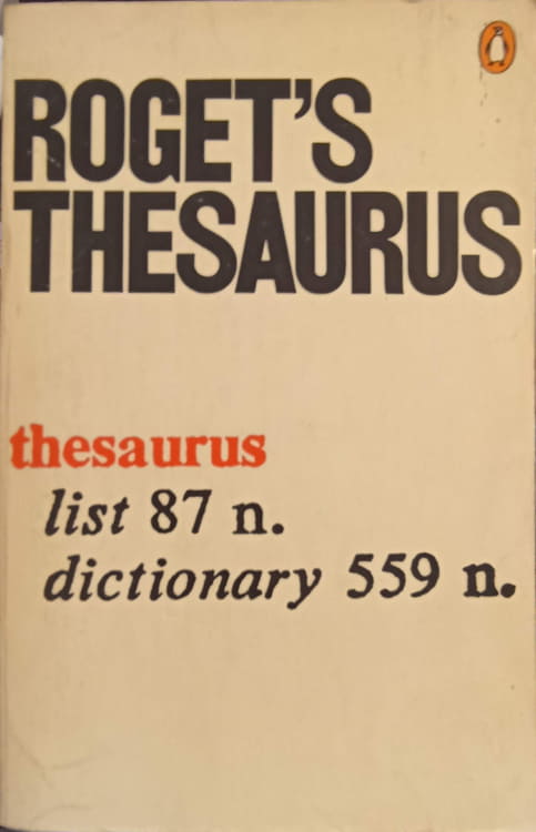 Rogets Thesaurus Of English Words And Phrases