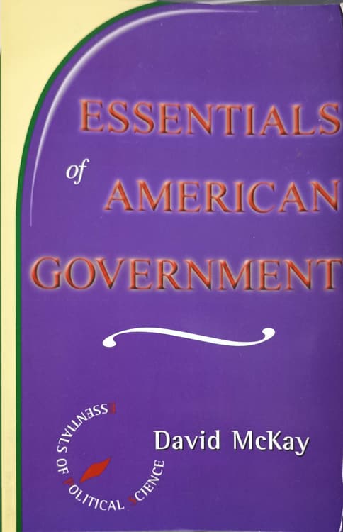 Essentials Of American Government