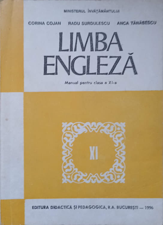 Limba Engleza. Manual Pentru Clasa A Xi-a