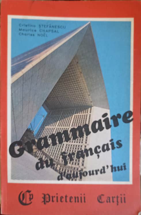 Grammaire du francais d'aujourd'hui