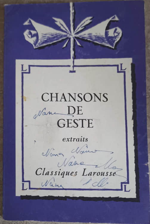 Chansons De Geste