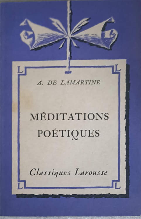 Meditations Poetiques