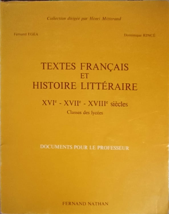 Vezi detalii pentru Textes Francais Et Histoire Litteraire (xvi - Xvii - Xviii Siecles)