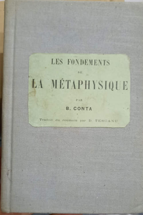 Les Fondements De La Metaphysique