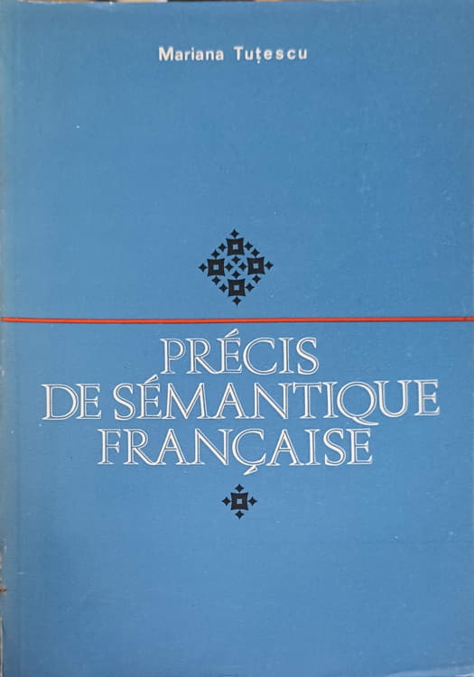 Precis De Semantique Francaise