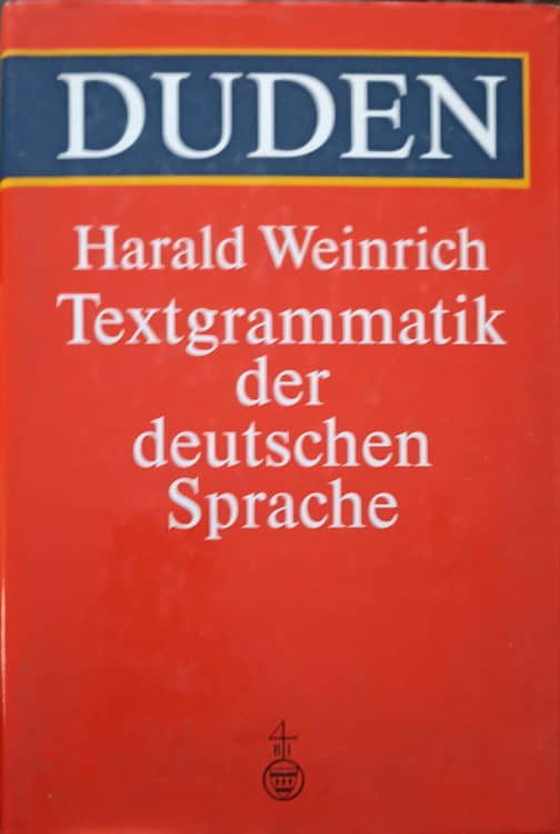 Textgrammatik Der Deutschen Sprache