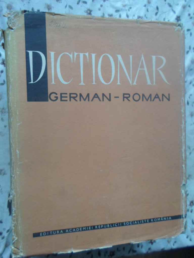 Dictionar German-roman Format A4 (140.000 Cuvinte)