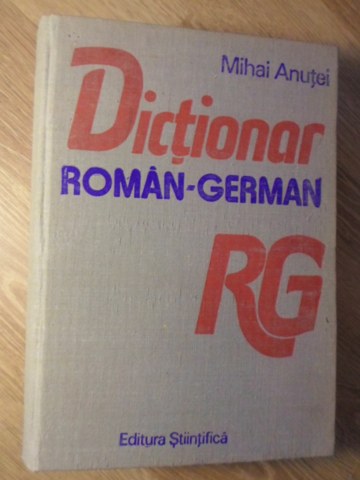 Dictionar Roman-german