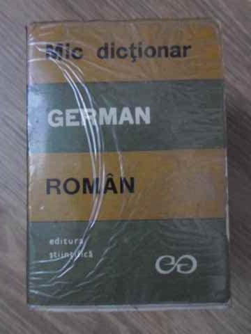 Vezi detalii pentru Mic Dictionar German Roman